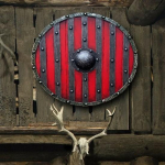 Medieval King Bjorn Iron side Battleward Viking Shield Valhalla shield