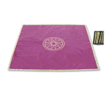 Les Tr&eacute;sors De Lily [A1432] - Tapis velours 'Mercury Magical' rose - 80x80 cm