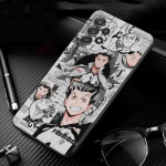 Skirtas Samsung Galaxy A51 A71 A41 A31 A11 A01 A72 A52 A42 A32 A22 A21s A02s A12 A02 dėklas Black Shell Haikyuu Hinata Attacks Anime For Samsung A72 4G
