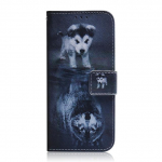 Dėklas, skirtas Samsung A10 A20 A30 A40 A50 A60 A70 A10s A20s A20e A30s A50s Panda Dog Tiger Lion Dažyta knyga Atverčiamas odinis telefono dangtelis For A40