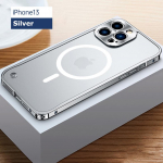 Prabangūs aliuminio lydinio MacSafe telefono dėklai, skirti iPhone 14 14 pro 13 12 11 pro max MINi magnetinis dangtelis iphone 11