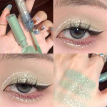 1 vnt Shiny Liquid akių &scaron;e&scaron;ėliai Shiny Diamond akių &scaron;e&scaron;ėliai Shiny Eye Double Head Beauty Tool WBL mėlyna