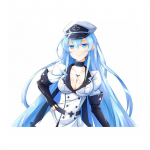 Tri Koshki KCS558 Anime Esdese Akame ga Kill Car lipdukas PVC lipdukai Motociklo lipdukas ant automobilio sunkvežimio buferio ne&scaron;iojamojo kompiuterio sieninių durų 12cm -S