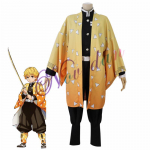 Anime Demon Slayer Kimetsu No Yaiba Kamado Tanjirou Agatsuma Zenitsu Tomioka Giyuu Nezuko Kimono Uniform Cosplay kostiumas