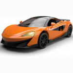 1:32 mastelio &bdquo;McLaren 600LT&ldquo; metalinis automobilio modelis, patraukiami automobiliai su garsu ir &scaron;viesos diodais, &bdquo;Diecast&ldquo; automobilių žaisliniai automobiliai, gimtadienio dovana berniukams ir mergaitėms 1/32-15.4x6.4x3.5cm oranžinė