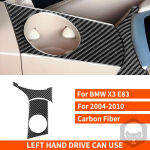 Skirtas BMW X3 E83 2004 2005 2006 2007 2008 2009 2010 Anglies pluo&scaron;to lipdukas Centrinio valdymo pavarų dėžės i&scaron;leidimo angos interjeras automobiliui 18 LHD