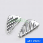 For Mazda CX-3 CX3 2017 2018  Chrome accessories Air Conditioner Vent Outlet Panel Trim Cover Interior Parts Carbon