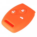 Silikoninis raktų dėklo dangtelis Smart Car raktų dangtelis, tinkamas Honda 3 mygtukų Accord CRV Civic FIT Pilot Yaris 3 Button oranžinė