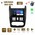 8 colių Android 2 Din automobilio radijo daugialypės terpės vaizdo grotuvas skirtas Lada largus 2012-2020 su mygtuko rankenėle GPS navigacijos garsas 1+32GB