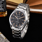 41 mm vyri&scaron;ki rie&scaron;iniai laikrodžiai sterilus NH35a automatinis mechanizmas mechaninis safyrinis stiklas nerūdijančio plieno matinis rusi&scaron;kas korpusas &scaron;viesus Option 1