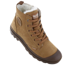PALLADIUM Pampa HI ZIP WL &ndash; vyri&scaron;ki žieminiai batai su pamu&scaron;alu odiniai rudi 05982-257-M batai ORIGINALUS ruda