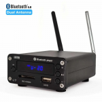 L7 HiFi Bluetooth 5.0 imtuvas DAC Stereo garso prie&scaron;stiprintuvas USB muzikos grotuvas FM radijas Ausinių stiprintuvas Palaiko U-diską SD kietąjį diską
