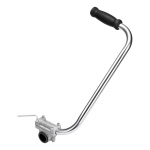 Ergonomi&scaron;ka žoliapjovės rankena nerūdijančio plieno užpakalinės apsaugos styginių žoliapjovės rankenos pailginimas su laikikliu