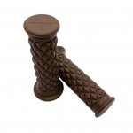 1 pora motociklo rankenų neslystančių guminių strypo galų prispaudimo rankenos 22 mm motociklo patogios rankinės vairo rankenos ruda