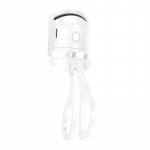 Blakstienų rietiklis Ne&scaron;iojamas elektrinis &scaron;ildomas &scaron;ukuotas akių blakstienų ilgaamži&scaron;kumas ilgalaikis blakstienų rietėjimas terminis blakstienų rietiklis Makiažo priemonės balta