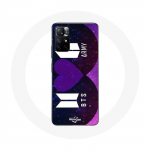 Coque pour Xiaomi Redmi Note 11s 5G Bangtan Sonyeondan Logo BTS Et Logo ARMY I Purple You
