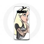 Coque pour Samsung Galaxy s10 edge Alice Princesse tatou&eacute;e