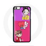 Coque pour Iphone 7 BTS BT21 Cooky Et Tata Bangtan V Et Jungkook Fanart