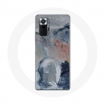 Coque pour Xiaomi Redmi Note 10 Pro Fond de texture abstraite gris