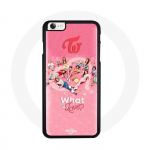 Coque pour Iphone 7 TWICE Logo Rouge Affiche What Is Love