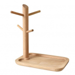 Raktų dubuo, plaunamas universalus medinis &scaron;audymo fonas papuo&scaron;alų medžio stovo vestuvių dekoras 2