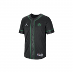 Jordan Colorblock apvaliu kaklu, spaudukais, Dri-Fit NBA trumpomis rankovėmis mar&scaron;kinėliai vyrams Vir&scaron;utiniai drabužiai Juoda DN9828-010 XL