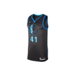 Nike NBA Swingman Miesto Edition mar&scaron;kinėliai 2018-2019 m. sezonas Dirk Nowitzki Dallas Mavericks Nr.. 41 Vyri&scaron;kas mar&scaron;kinėlis Juodas AJ4604-060 S