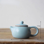 Mini krosnis porcelianinis arbatinukas Keraminis arbatinukas pir&scaron;tų galiukais Mažas arbatos gyvūnėlio arbatinuko papuo&scaron;alai Virtuvės virdulys A