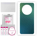 apgo Protective Skin Sticker for the back compatible with Honor Magic4, Wrap Film, Foil, Vinyl - Pattern Carbon Chameleon CAKA1
