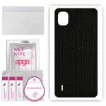 apgo Protective Skin Sticker for the back compatible with Nokia C2 2ND Edition, Wrap Film, Foil, Vinyl - Pattern Matrix
