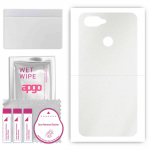 apgo Protective Skin Sticker for the back compatible with Oppo A12, Wrap Film, Foil, Vinyl - Pattern Matte Transparent