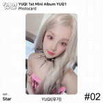 (G)I-DLE G-IDLE YUQI 1-asis mini albumas YUQ1 oficialus nuotraukų kortelės ID nuotraukų plakatas KPOP Star Ver. Photocard #2
