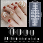 240 vnt nagų priauginimo priemonių, skirtų besiūliams nagams priauginti WH106 （200pcs）