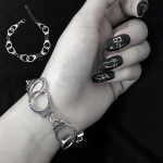 Punk Freedom antrankiai apyrankės meilužis pora grandinėlė Bangle papuo&scaron;alai Dovana