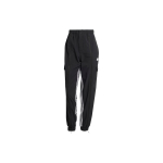 Adidas Dance Universalaus Dizaino Daugiafunkcinės Austos Sportinės Kelnės su Ki&scaron;enėmis, Trys Juostelės ir Spalvų Blokų Dizainu, Moteri&scaron;kos Kelnės, Juodos IN1826 XXL black