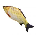 8 colių imitacinis pliu&scaron;inis žuvies žaislas, įdarytas katės, žaidžiantis kramtomas, įbrėžiamas žaislas Crucian Carp