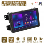 Android Automobilinis Radijas SUZUKI Splash Ritz OPEL Agila 2008-2012 Multimedijos Grotuvas Pagrindinis Įrenginys Stereo GPS Navigacija BT WIFI 1+16GB 1+16GB
