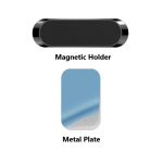 Magnetinis mobiliojo telefono laikiklis Automobilinis stiprus magnetinis laikiklis, tinkantis i&scaron;maniesiems telefonams Xiaomi iPhone Samsung Huawei OnePlus juoda