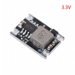 1 vnt. 3A mini nuolatinės srovės ir nuolatinės srovės sumažinimo keitiklio plok&scaron;tė 5V-30V į 3,3V 5V 12V įtampos reguliatorius PCB plok&scaron;tės maitinimo modulis 3.3V
