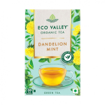 Žalioji arbata su kiaulpienėmis ir mėtomis (30 pak), Žaliosios arbatos kiaulpienės ir mėtų, Eco Valley
