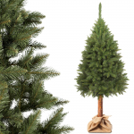 KADAX Choinka Na Pniu sztuczna 220 cm Świerk Naturalny