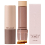 Dermashare Vegan Natural Fit Cover Stick Serum Foundation SPF50+ PA+++ 14g, 1 piece, No. 21 Ivory beige