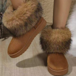 2024 m. žiema, &scaron;ilta vilnos auk&scaron;tis, platforma, sniego batai, moteri&scaron;ki, apvalūs pir&scaron;tai, laisvalaikio moteri&scaron;ki juodi batai Botines Mujer 36 juoda