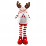 Kalėdinis gnomas &scaron;iaurinis elnias &Scaron;vedi&scaron;kas Tomte Gnome su i&scaron;traukiamų spyruoklinių kojų dekoru X3UC