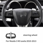 Mazda 3 Axela M3 2010 2011 12 2013 Dekoratyvinis anglies pluo&scaron;to vandens puodelio pakėlimo langų panelis oro i&scaron;leidimo anga lipdukas vairo lipdukas