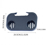 &Scaron;oninis staliukas su puodelio laikikliu, sulankstomas atlo&scaron;iamas ne&scaron;iojamas kėdės padėklas kempingui, sodui, poilsio kėdei, i&scaron;kylai, žygiams, gėrimų padėklas įvairiaspalvis