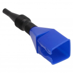 Automobilio degalų piltuvėlis su filtru, motociklo, sunkvežimio variklio alyvos, benzino pildymo piltuvėliai, ilgas vamzdis, ne&scaron;iojamas mėlyna