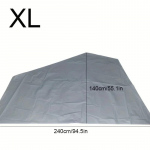 XL 140*240cm Motociklo apranga PEVA Vieno sluoksnio lietaus apsauga nuo saulės dviračio dangtelis Elektrinės transporto priemonės Apsauginė apsauga nuo lietaus