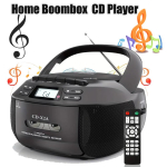 Ne&scaron;iojamas CD Bluetooth garsiakalbis Boombox su FM juostiniu CD grotuvu Studentas mokosi U disko MP3 stereo muzikos grotuvas