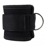 Kulk&scaron;nies dirželiai Kojų jėgos treniruotės Svorį atlaikantis jėgos diržo pėdos žiedas, skirtas fitnesui (Juoda)